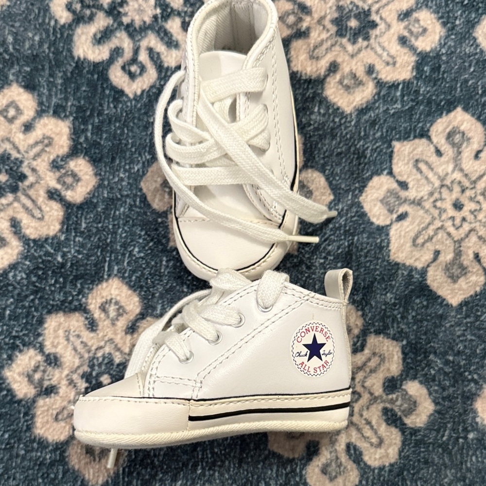 Converse Kids White High-Top Sneakers